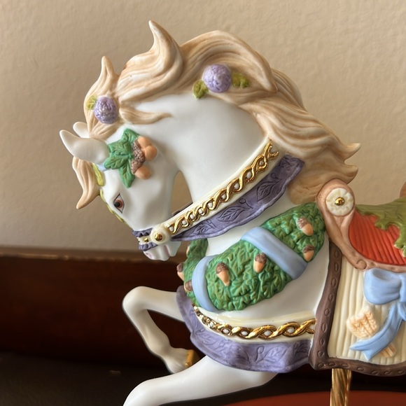 Vtg Lenox Year 2000 Carousel Horse Hand Painted Porcelain Collectible Figurine - Picture 4 of 13